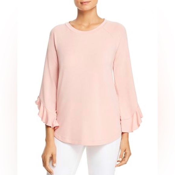 Cupio Tops - Curio Raglan Ruffle Top